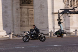 Tom Cruise on the set of MISSION: IMPOSSIBLE - FALLOUT from Paramount Pictures.
