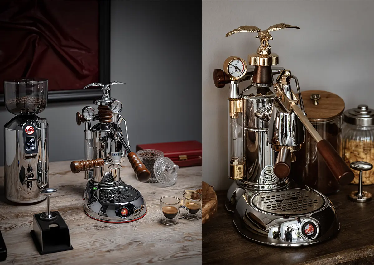 La Pavoni Europiccola ročni espresso aparat z ročico