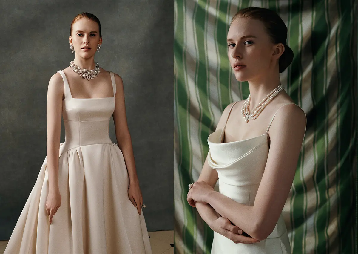 Yoko London in Emilia Wickstead poročni nakit in moda
