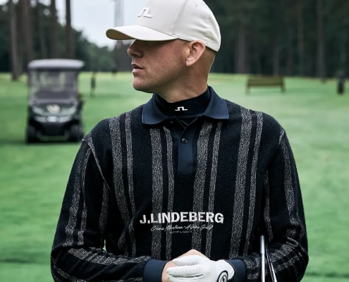 Kolekcija J.Lindeberg za jesen/zimo 2026 za golf, mesto in smučišče
