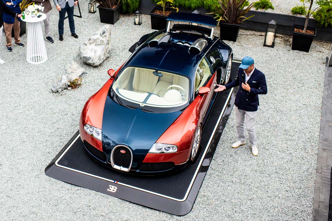 Bugatti Veyron 20 Years na predstavitvi projekta La Maison Pur Sang v Pebble Beachu.