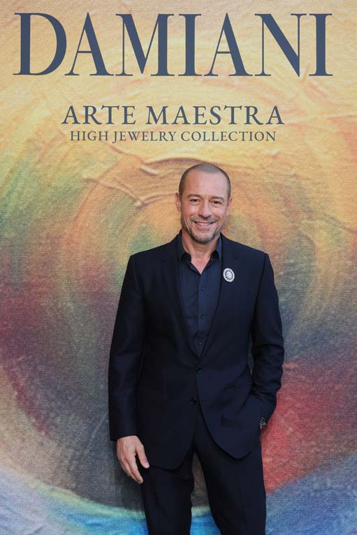 Stefano Accorsi na predstavitvi kolekcije visokega nakita Damiani Arte Maestra.
