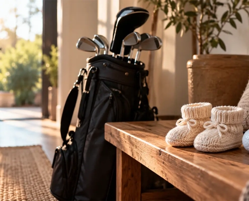 Jon Rahm na golfskem igrišču pred odpovedjo nastopa na odprtem prvenstvu Španije