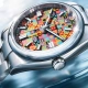 Rolex Oyster Perpetual 36 iz jekla Oystersteel z večbarvno številčnico Jubilee in zapestnico Oyster